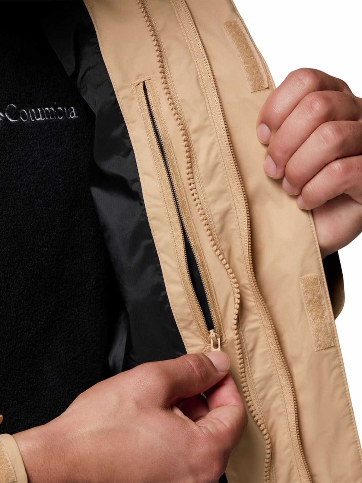 Parka Hombre Tunnel Falls II Beige Columbia