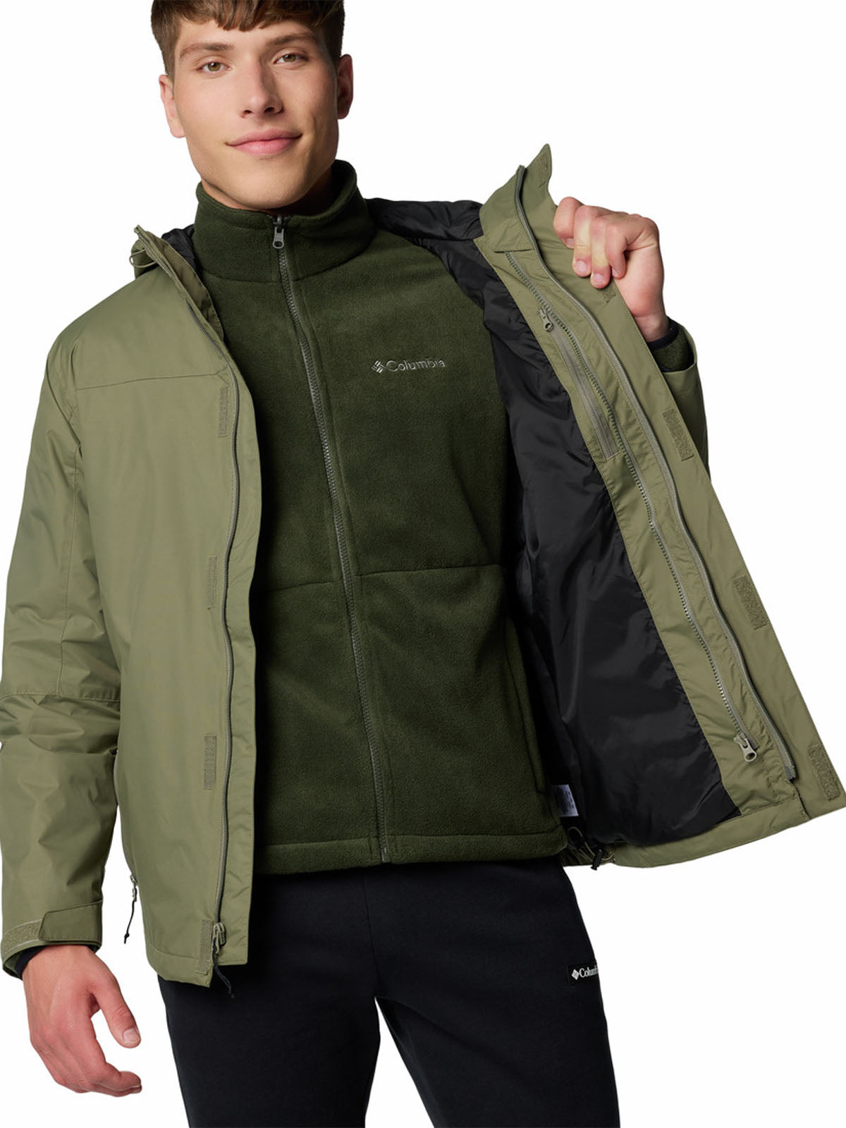 Parka Hombre Tunnel Falls II Gris Columbia