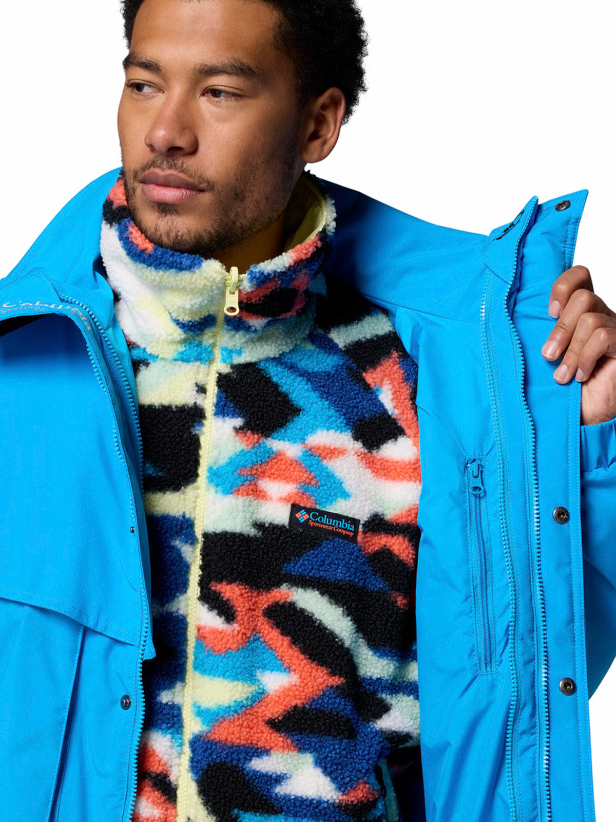 Parka Hombre Powderkeg Ii Remast Azul Columbia