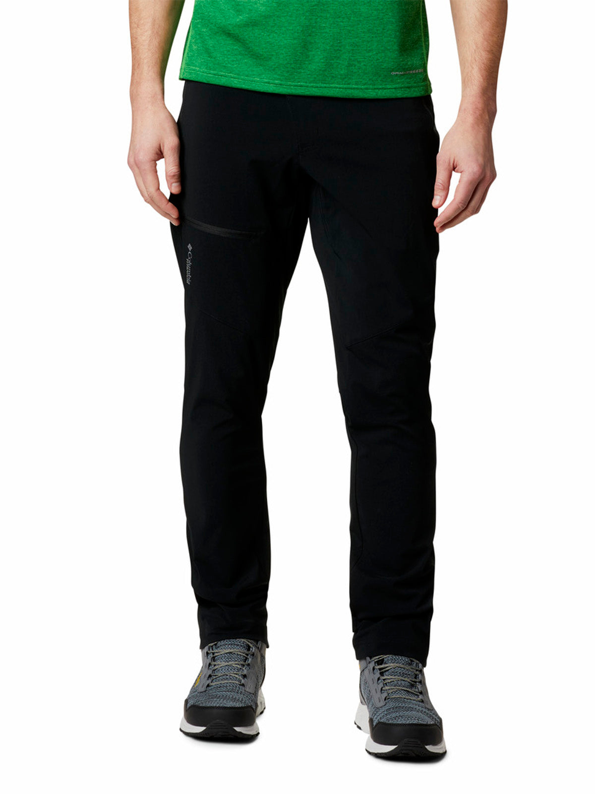 Pantalón Hombre Titan II Negro Columbia