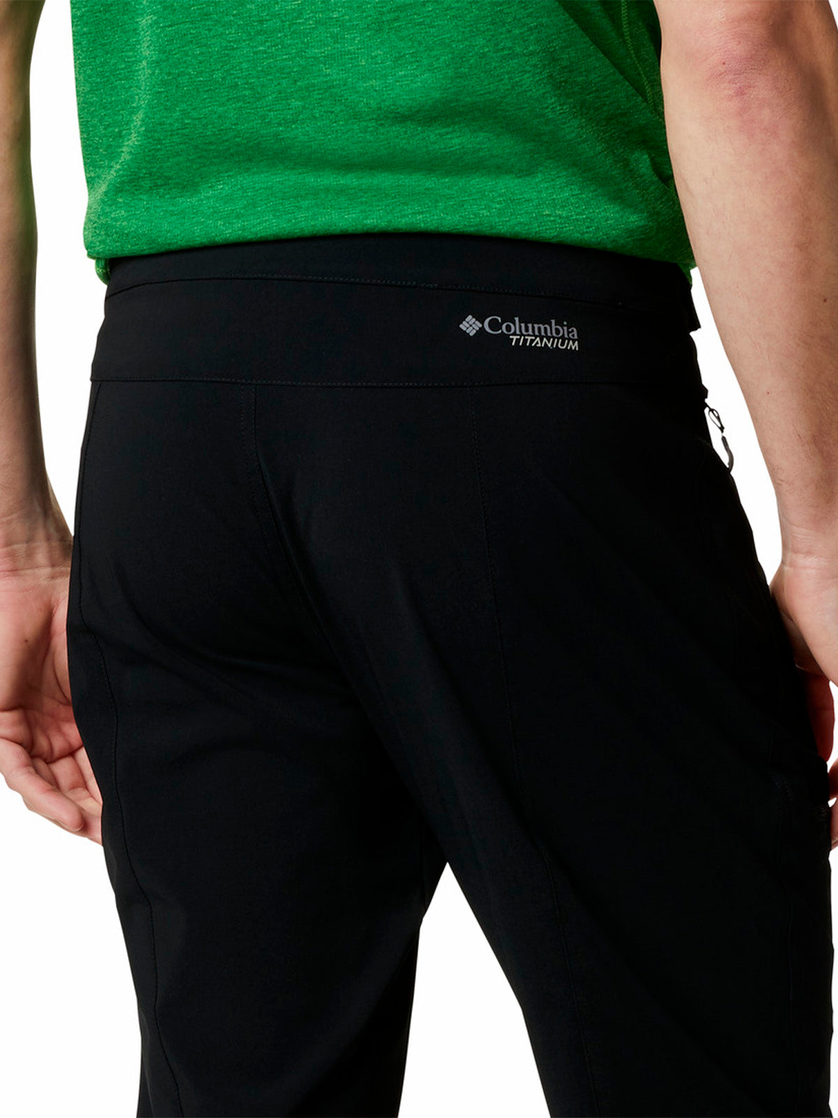 Pantalón Hombre Titan II Negro Columbia