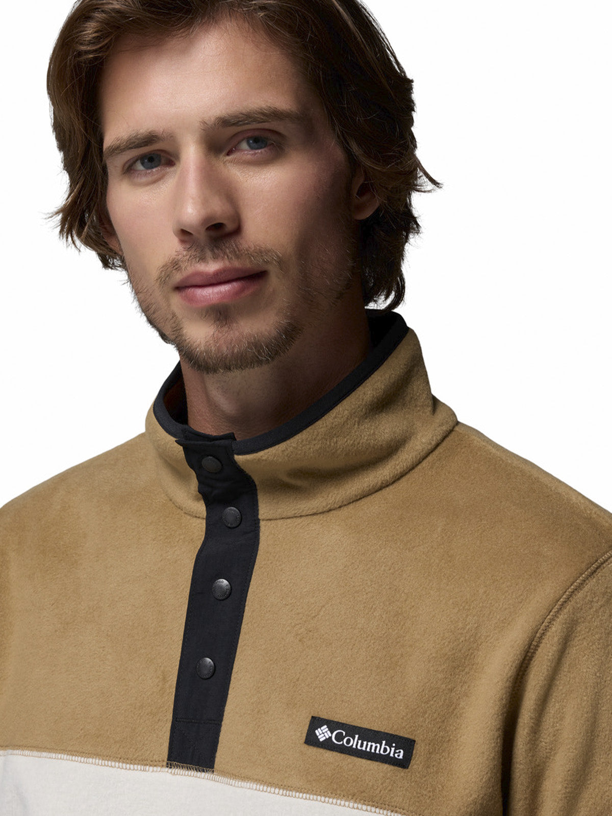 Polar Hombre Steens Mountain Half Snap Gris Columbia