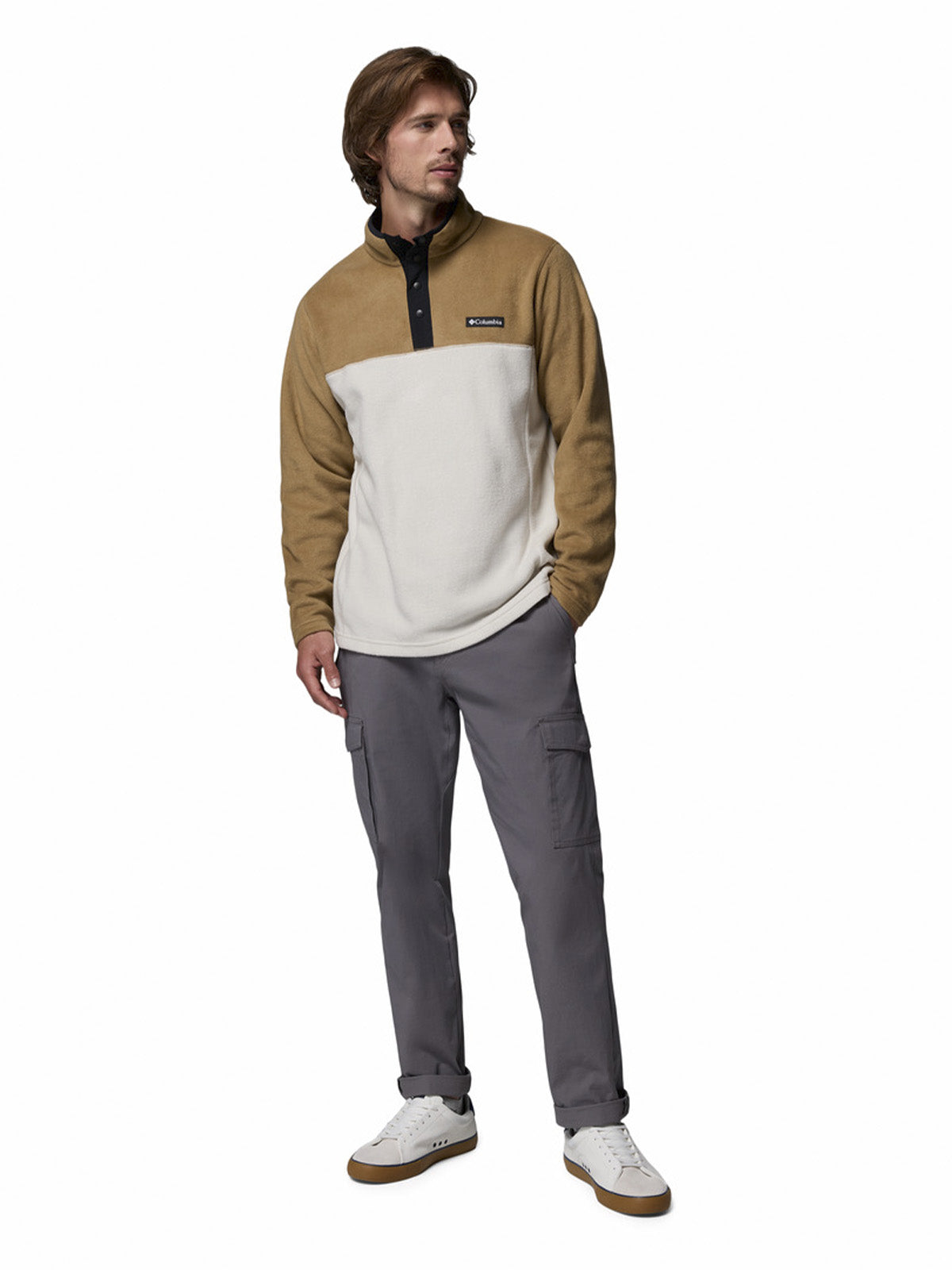 Polar Hombre Steens Mountain Half Snap Gris Columbia