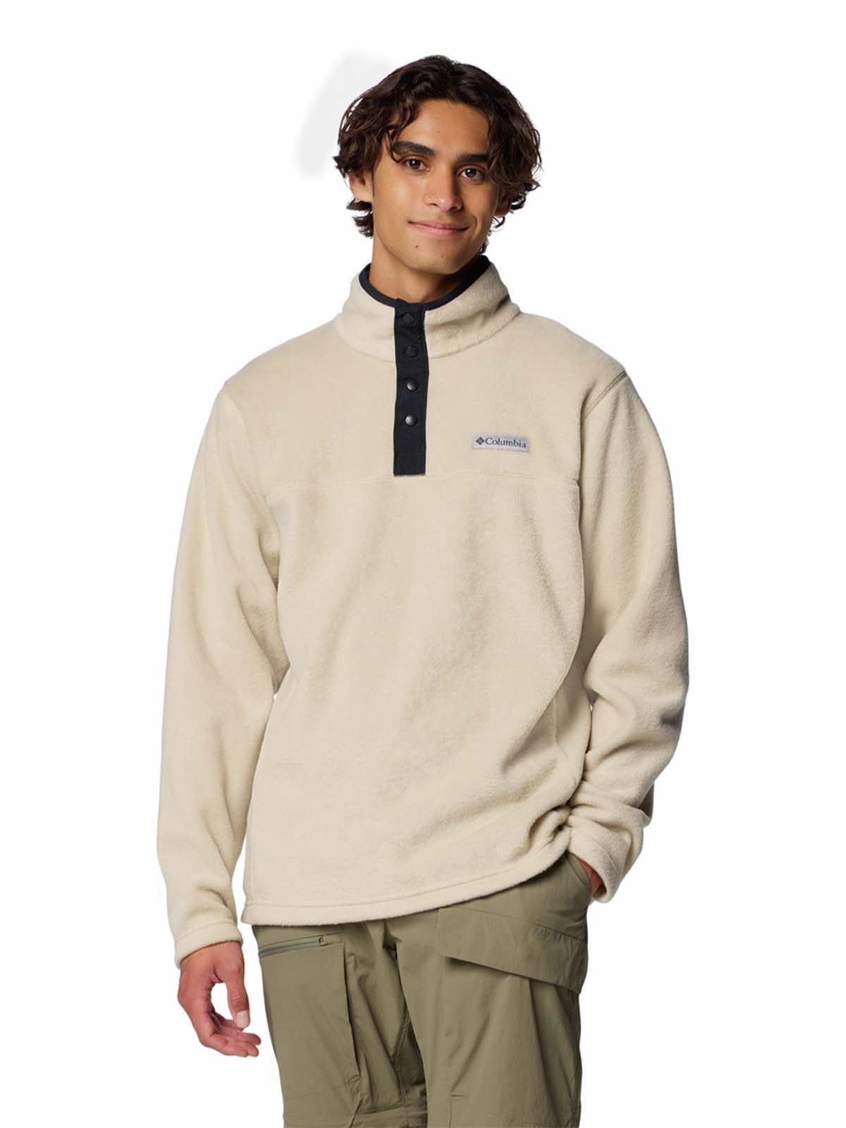 Polar Hombre Steens Mountain Half Zip Beige Columbia