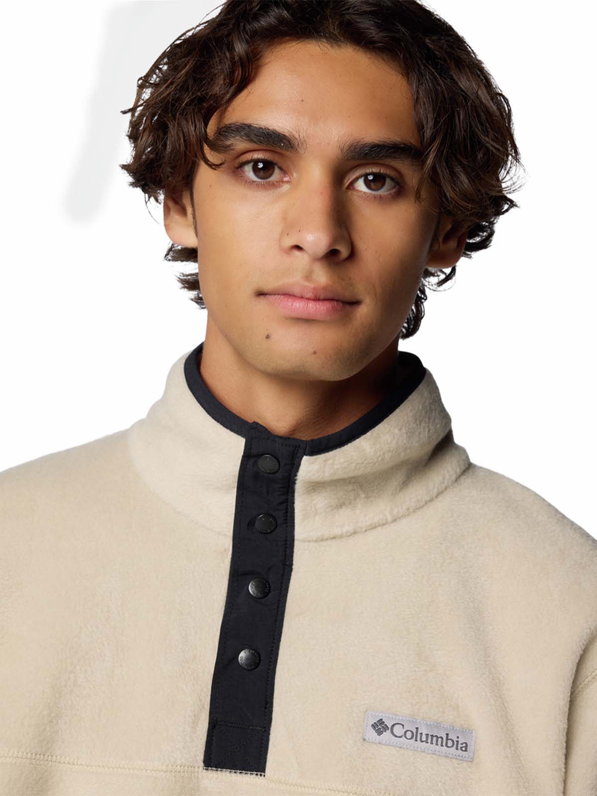 Polar Hombre Steens Mountain Half Zip Beige Columbia