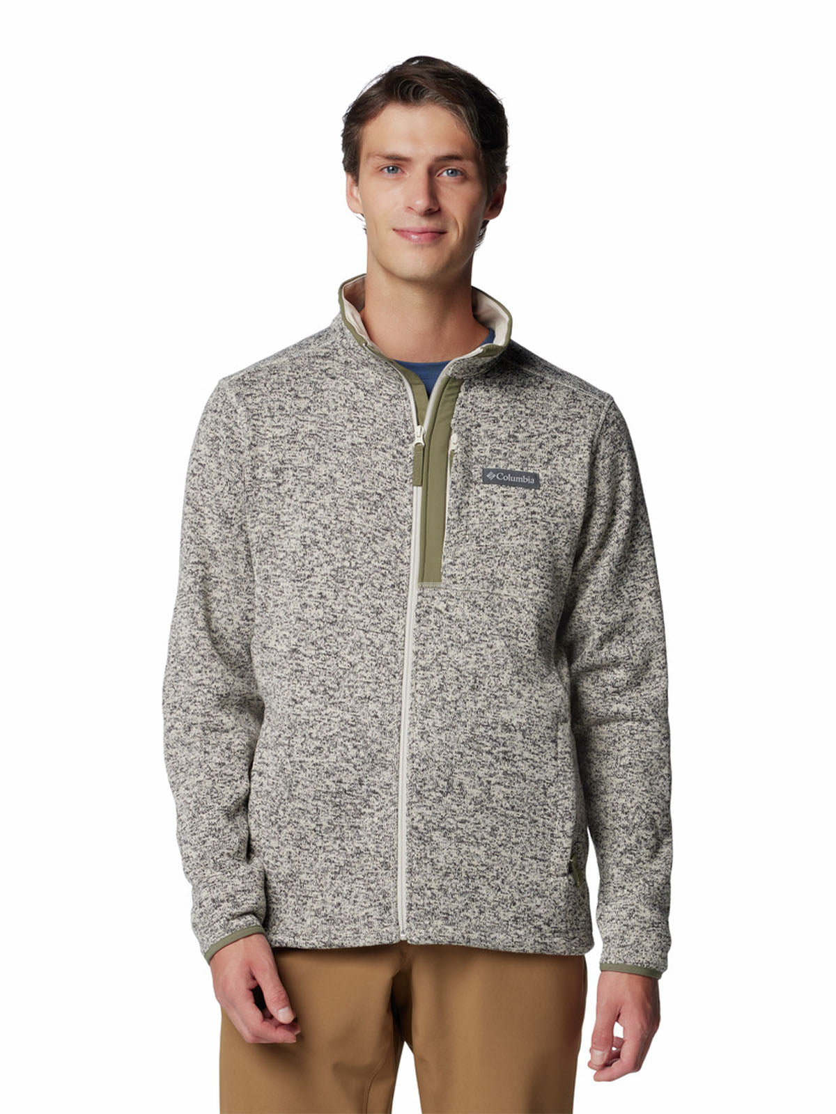 Polerón Hombre Weather Full Zip Gris Columbia