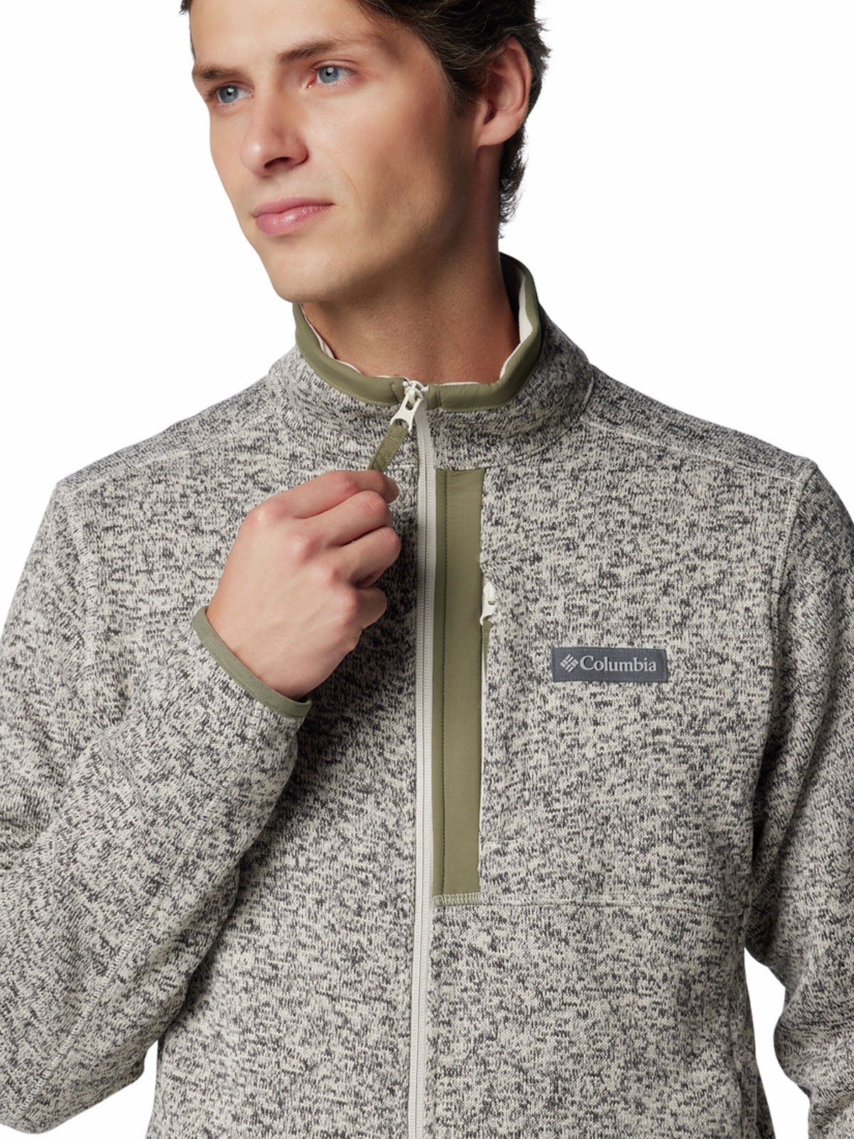 Polerón Hombre Weather Full Zip Gris Columbia