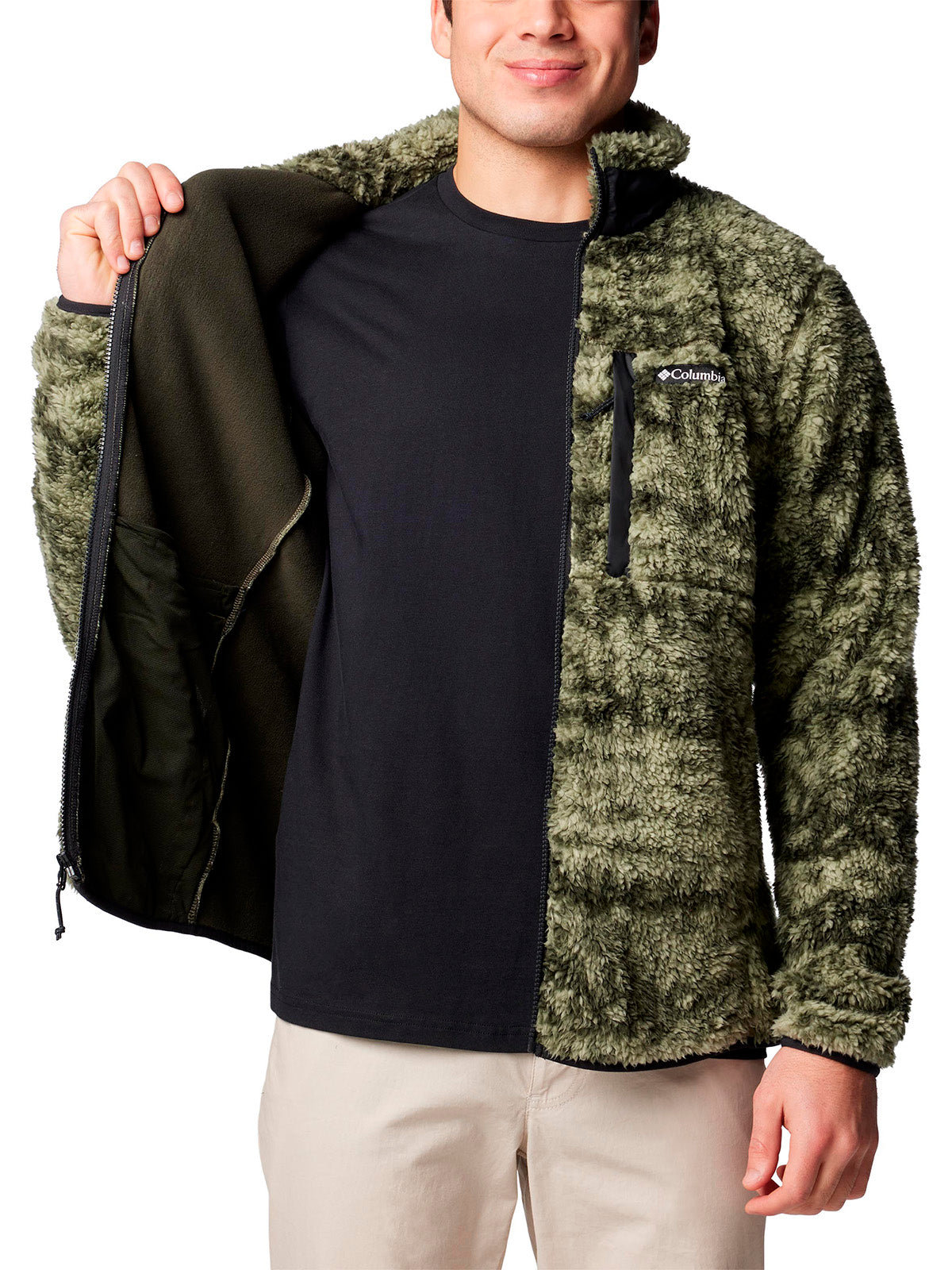 Polar Hombre Winter Fleece Verde Columbia