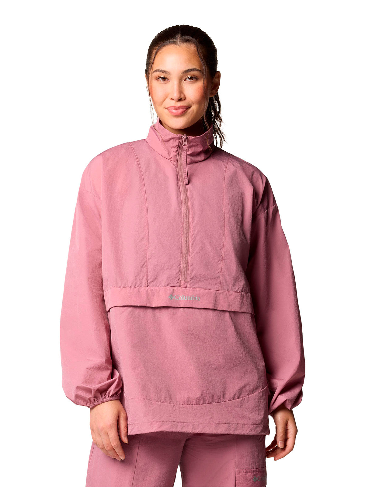 Cortaviento Mujer Boundle Anorak Rosado Columbia