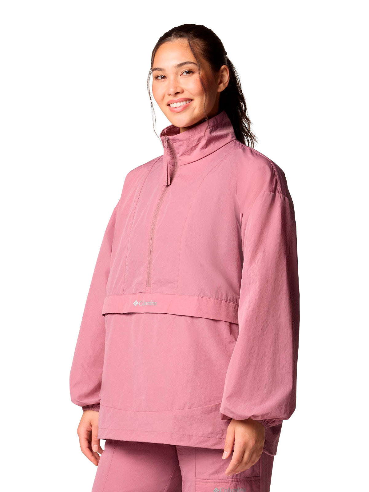 Cortaviento Mujer Boundle Anorak Rosado Columbia