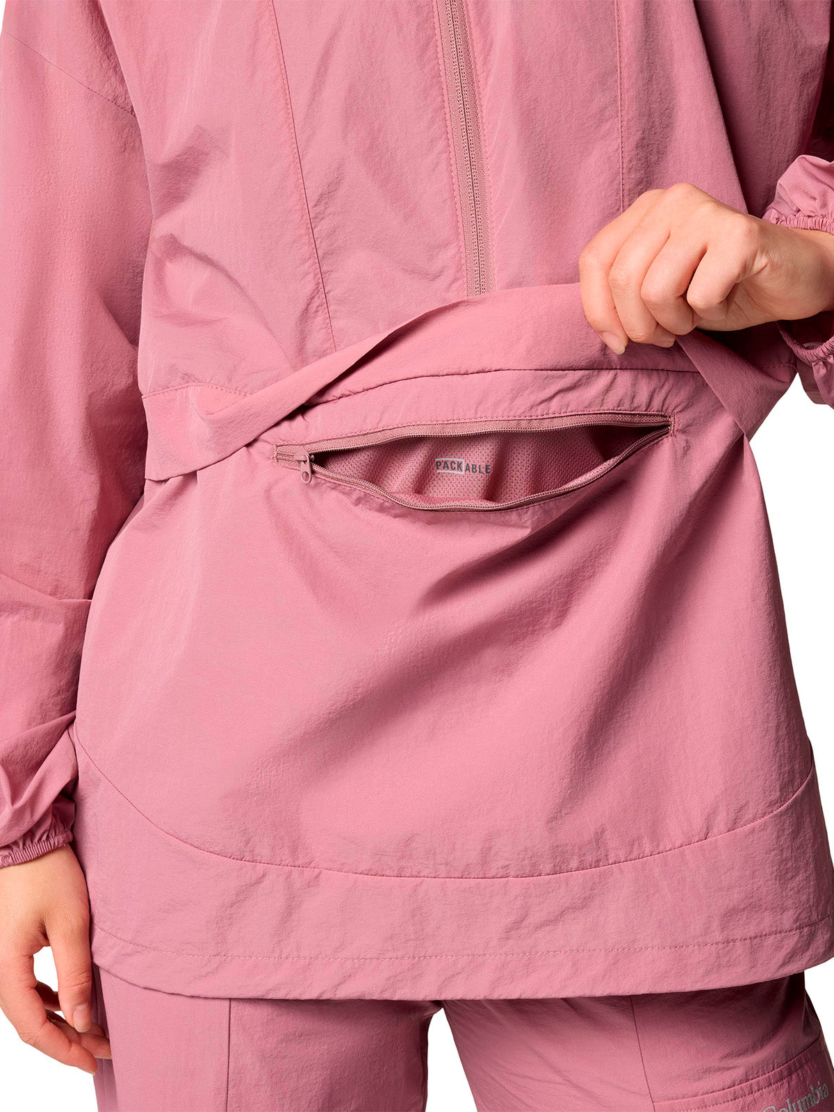 Cortaviento Mujer Boundle Anorak Rosado Columbia