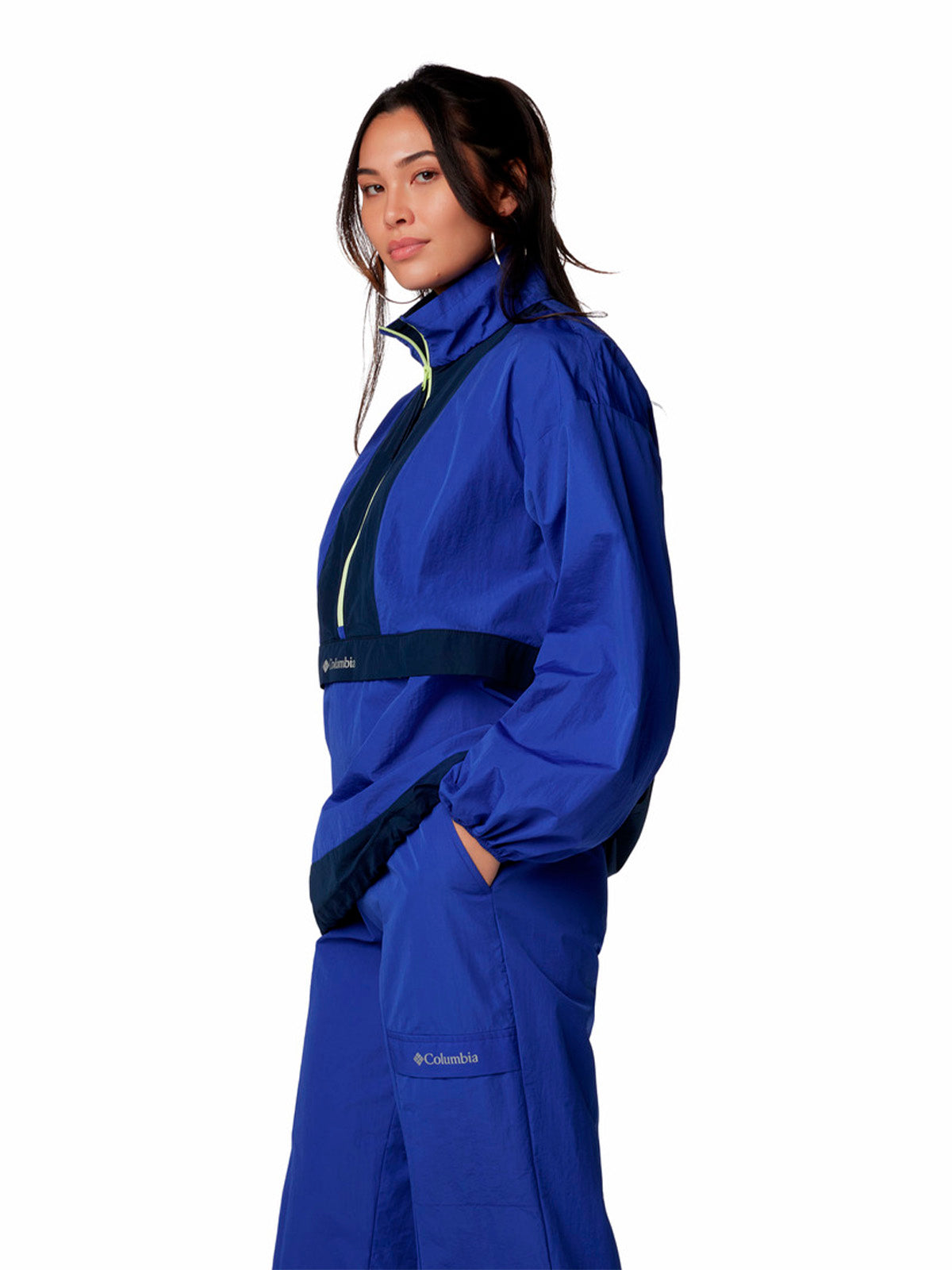 Cortaviento Mujer Boundle Anorak Azul Columbia