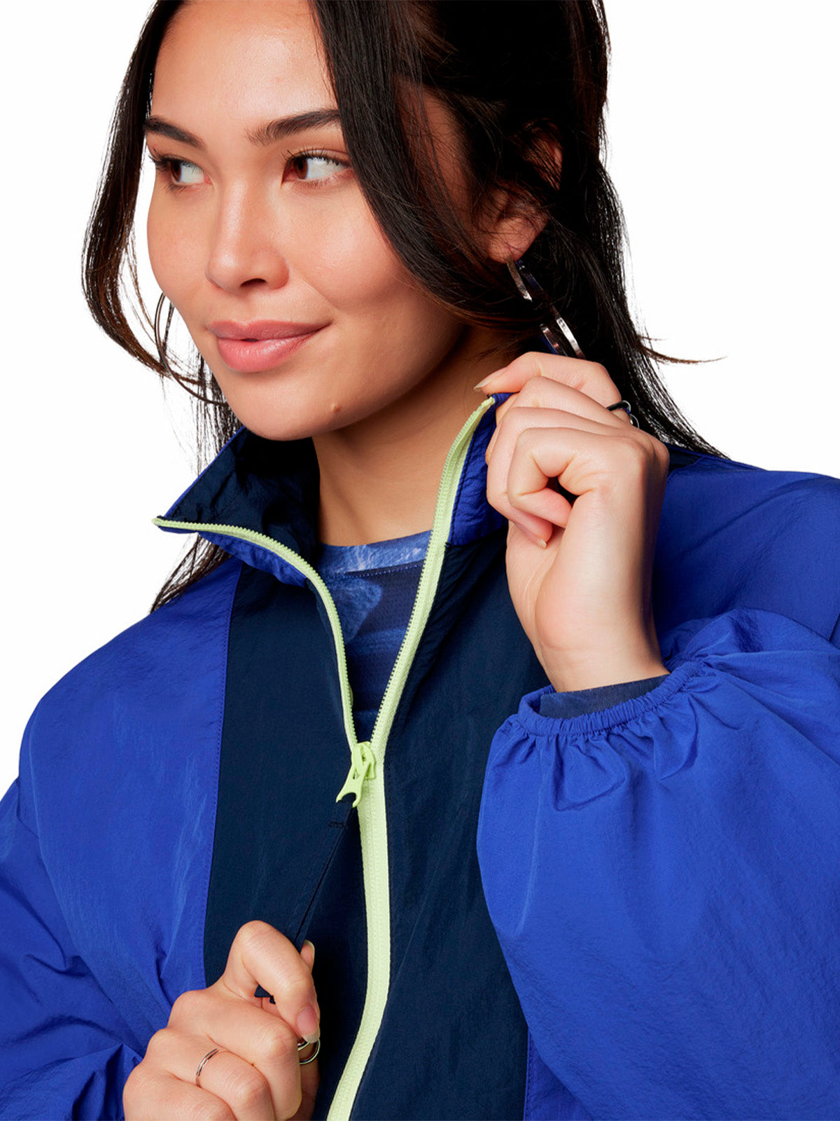 Cortaviento Mujer Boundle Anorak Azul Columbia