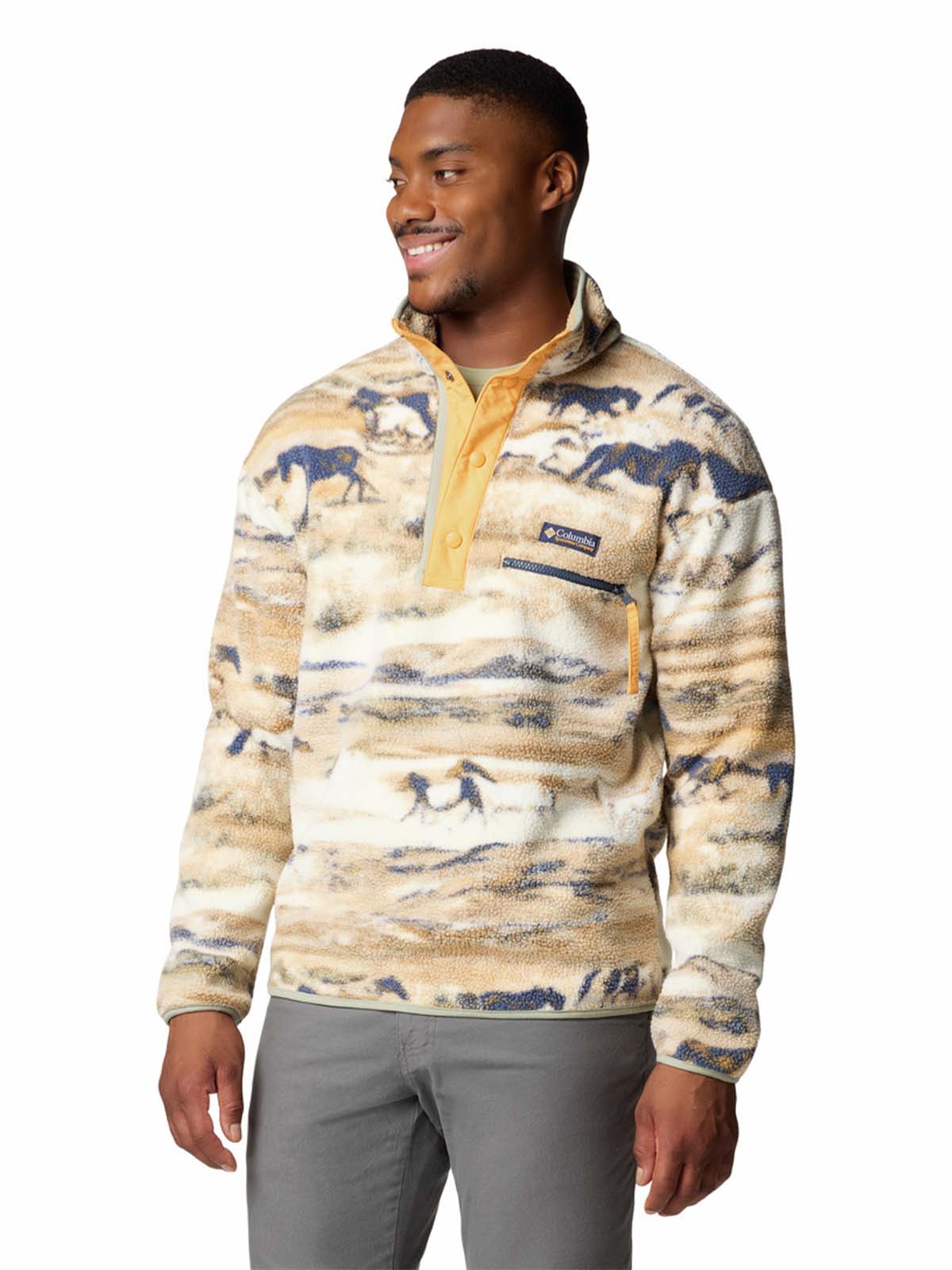 Polar Hombre Helvetia Snap Beige Columbia – Columbia Chile| Tienda