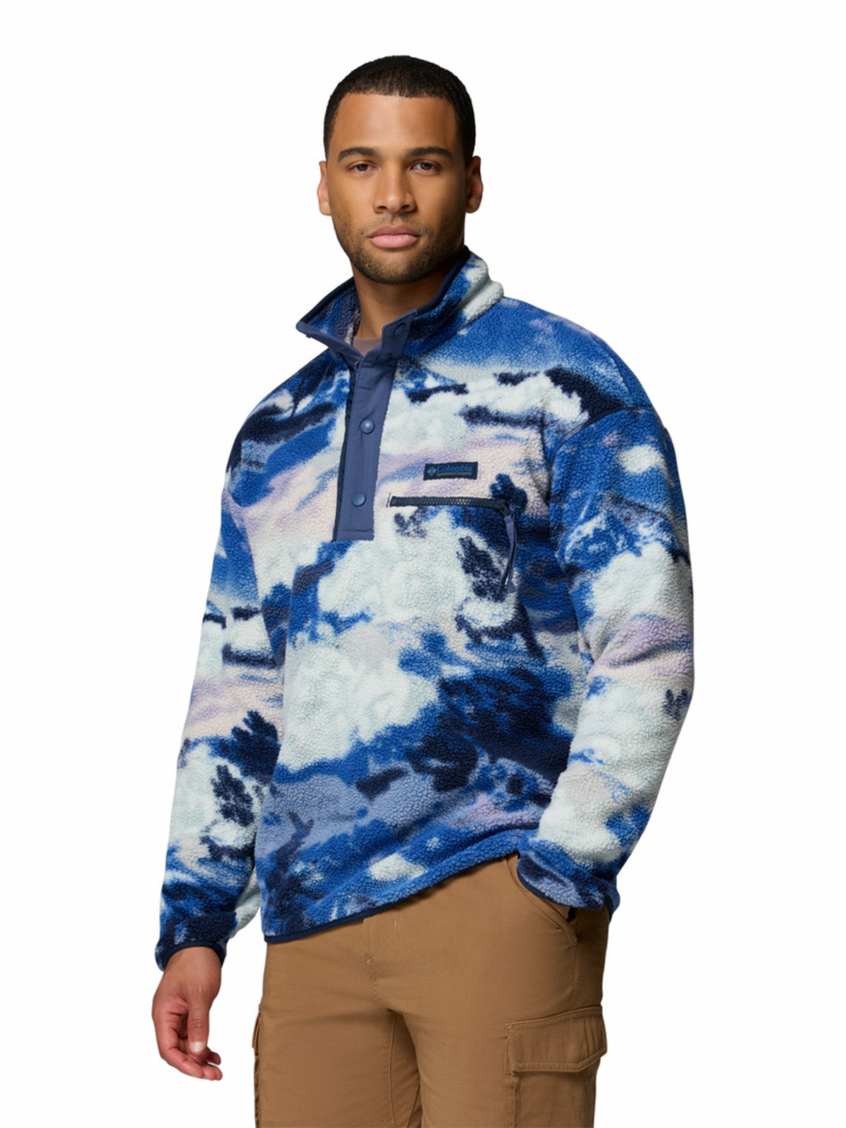 Polar Hombre Helvetia Half Snap Azul Collegiate Navy Outdoor Outdry Columbia