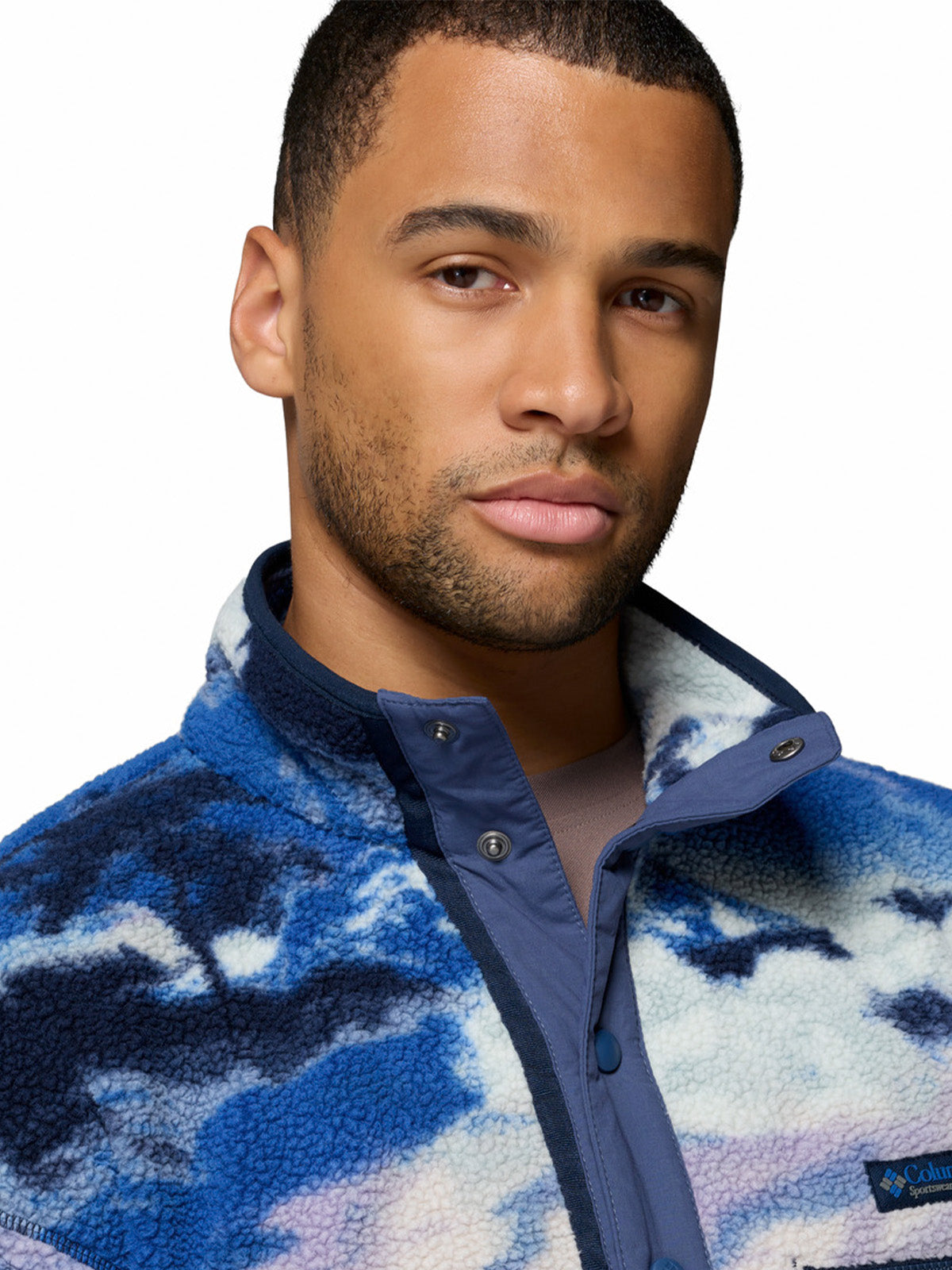 Polar Hombre Helvetia Half Snap Azul Collegiate Navy Outdoor Outdry Columbia