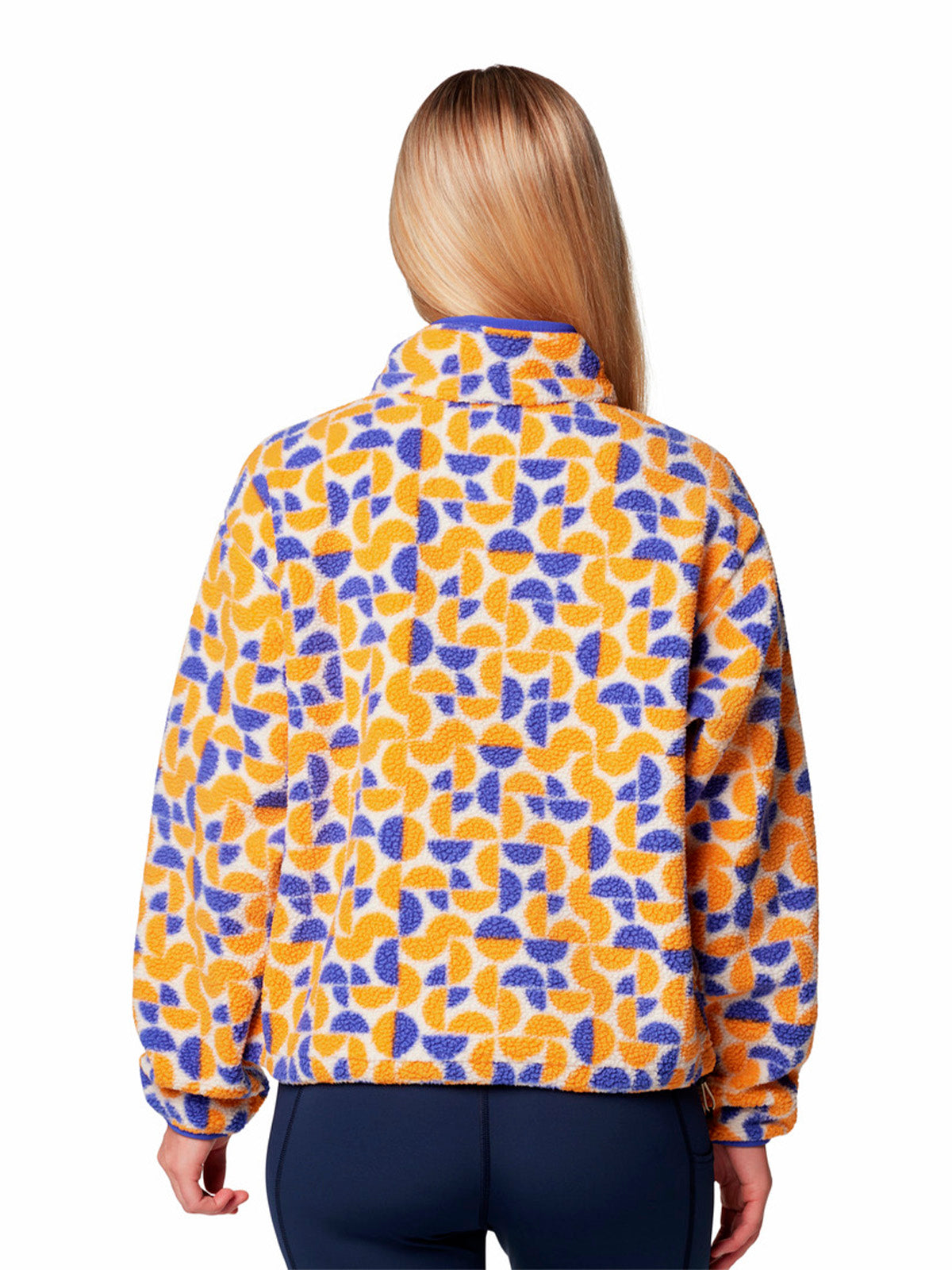 Polar Mujer Helvetia Snap Fleece Amarillo Columbia