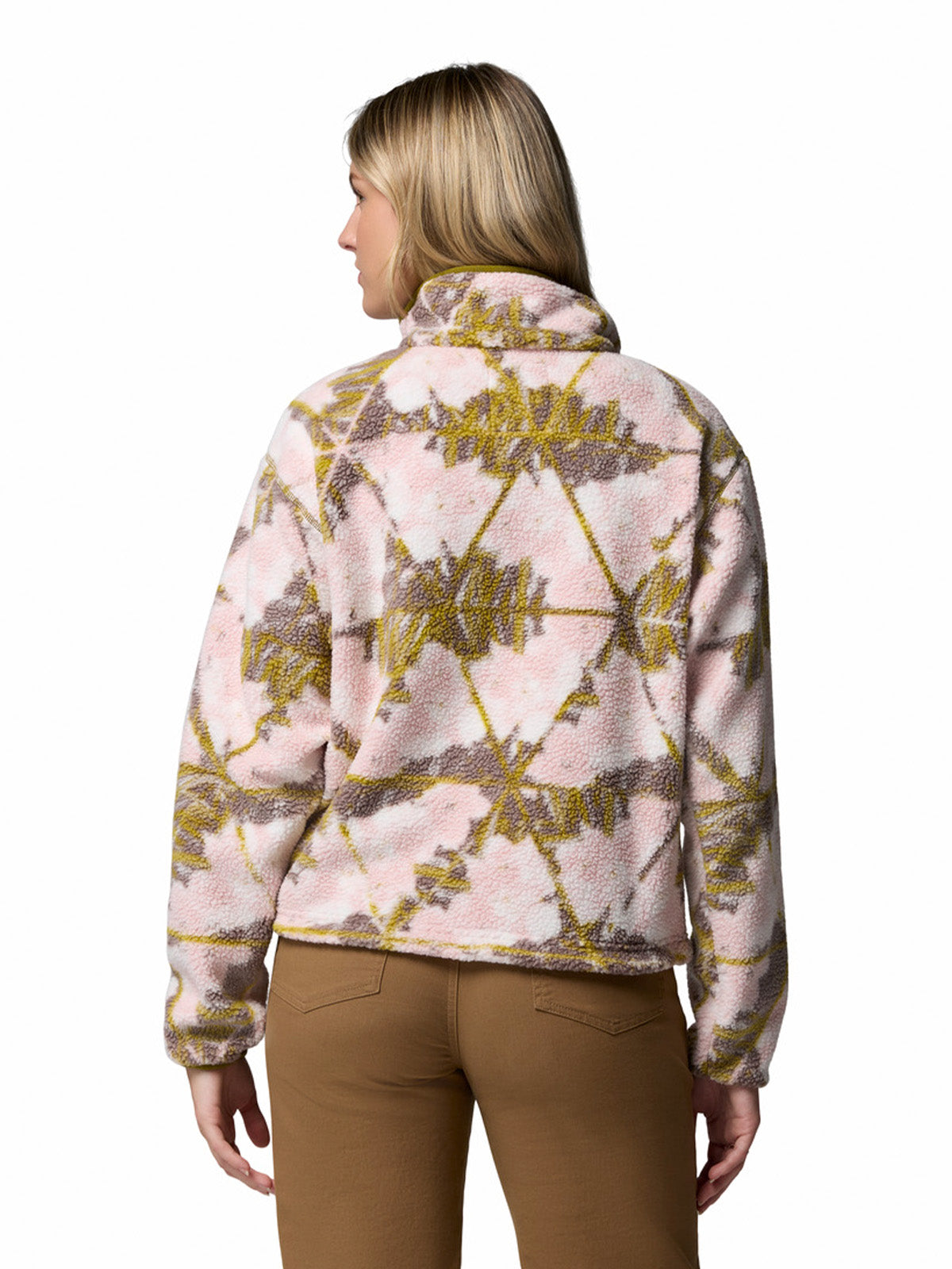 Polar Mujer Helvetia Half Snap Rosado Columbia
