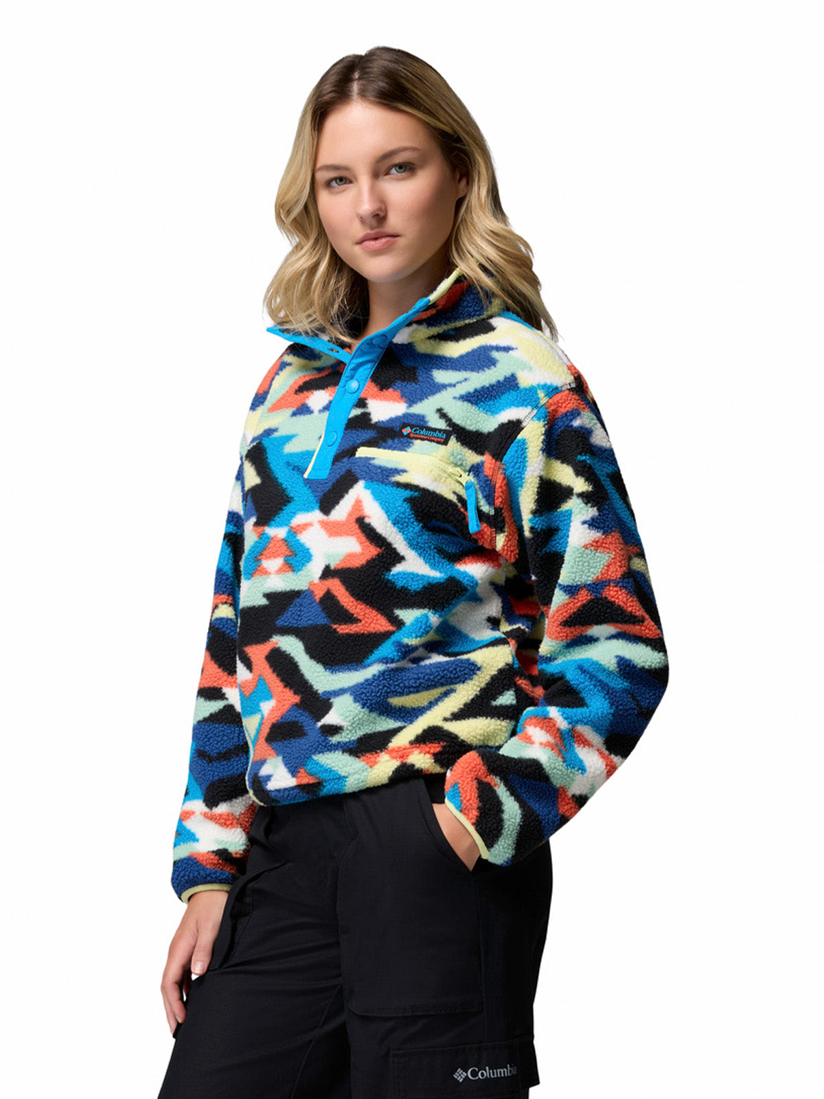 Polar Mujer Helvetia Ii Printed Azul Columbia
