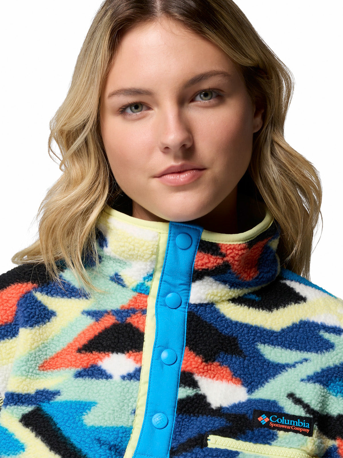 Polar Mujer Helvetia Ii Printed Azul Columbia