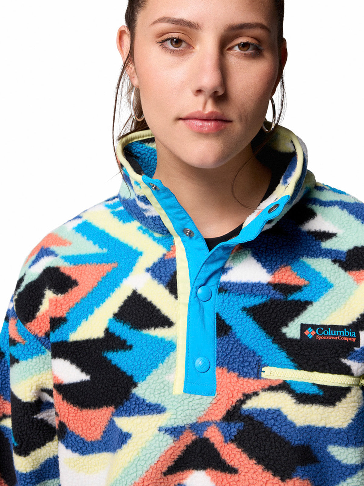 Polar Mujer Helvetia Ii Printed Azul Columbia