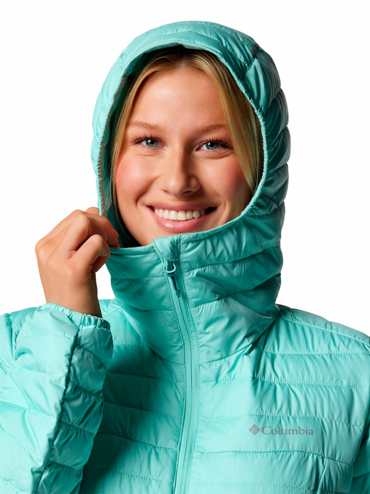 Parka Mujer Silver Falls II Hoodie Celeste Columbia