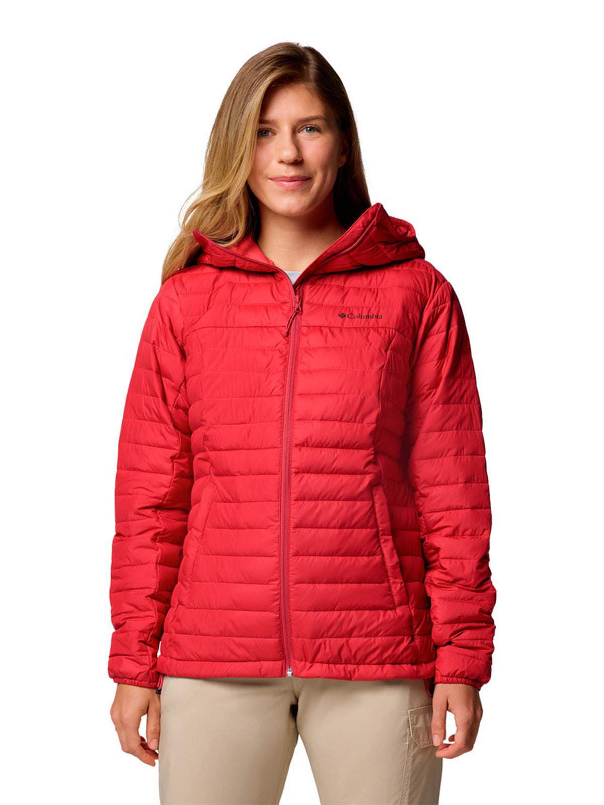 Parka Mujer Silver Falls II Hoodie Rojo Columbia