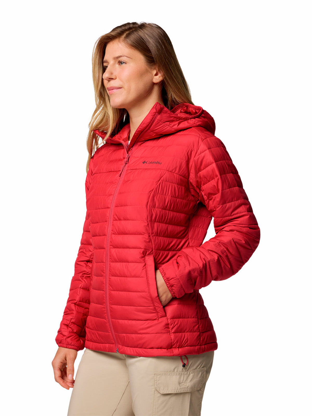 Parka Mujer Silver Falls II Hoodie Rojo Columbia