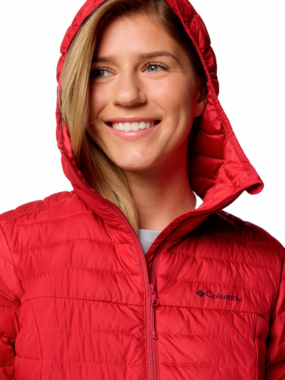 Parka Mujer Silver Falls II Hoodie Rojo Columbia