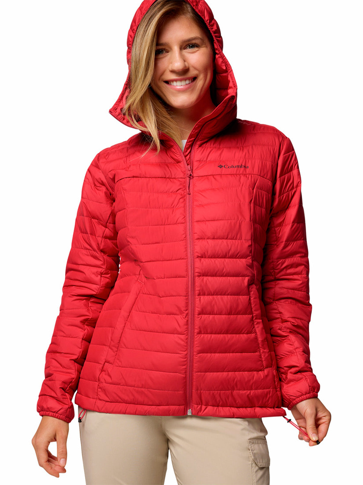 Parka Mujer Silver Falls II Hoodie Rojo Columbia