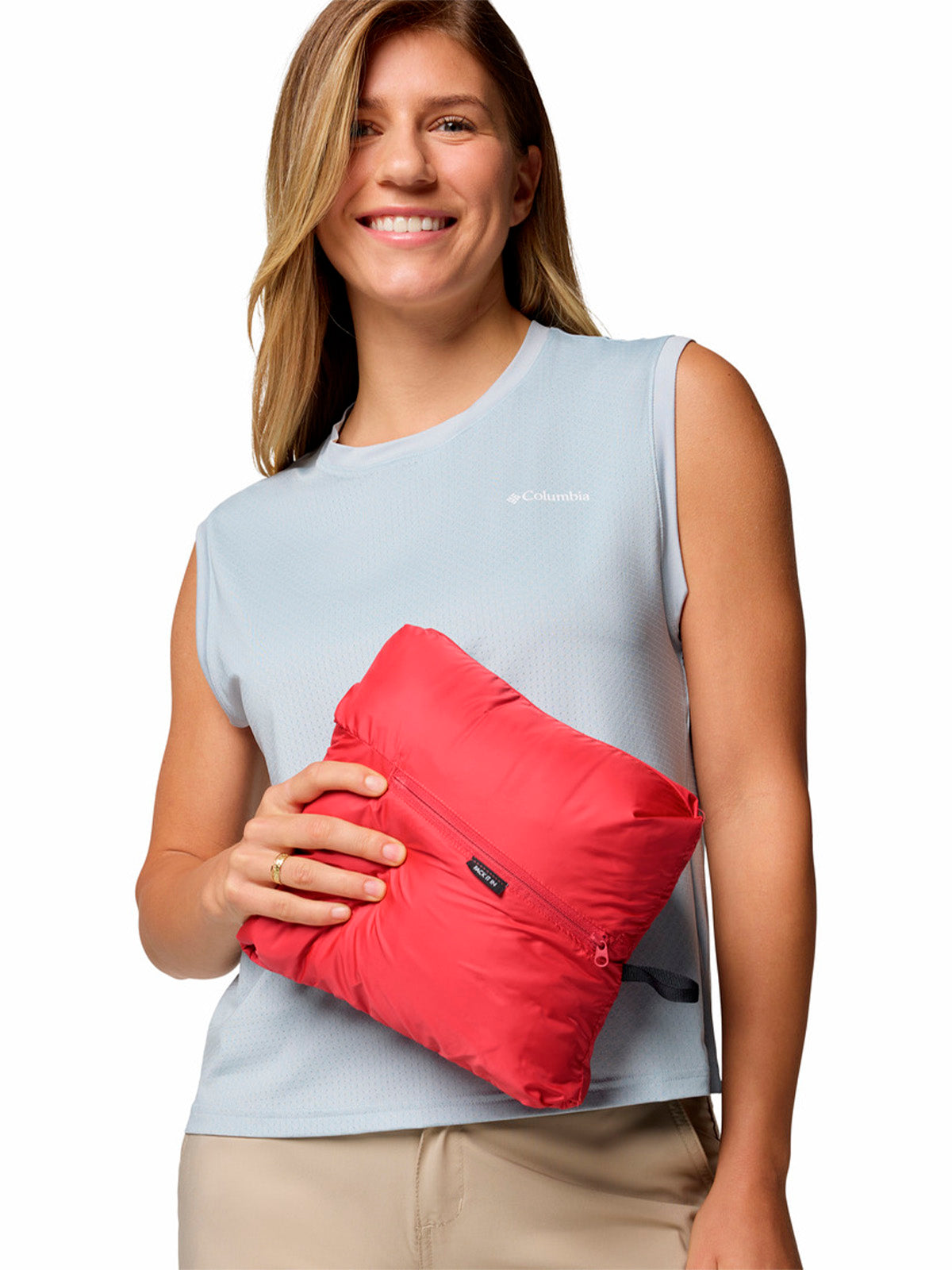 Parka Mujer Silver Falls II Hoodie Rojo Columbia