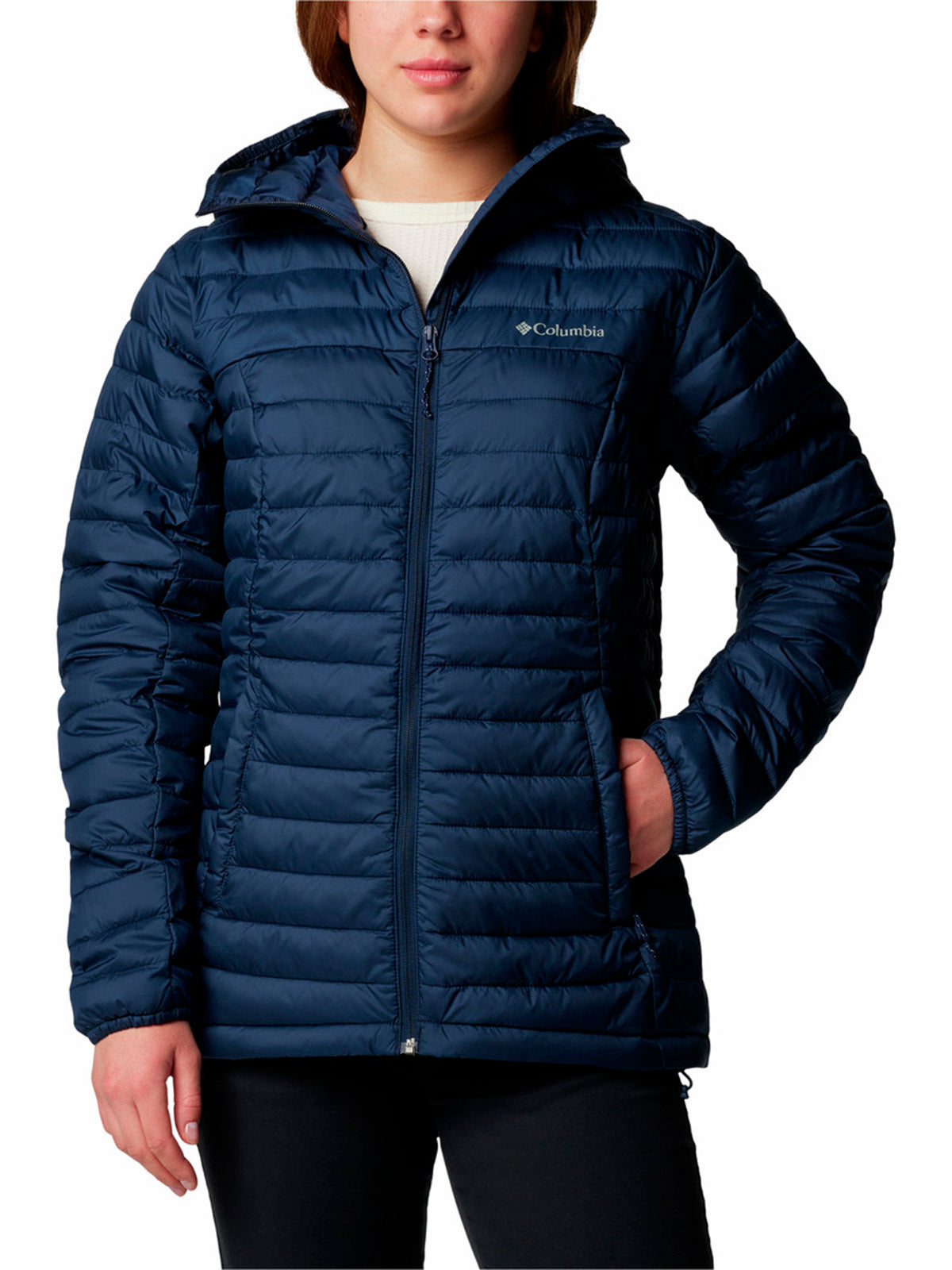 Parka Mujer Silver Falls II Hoodie Azul Columbia