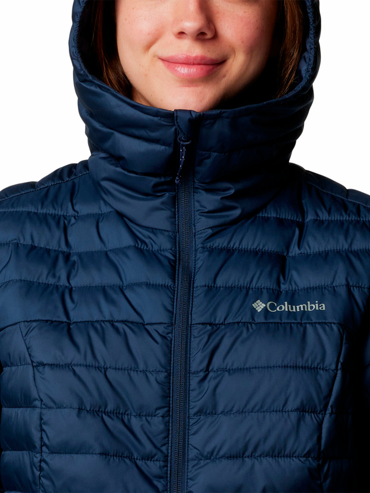 Parka Mujer Silver Falls II Hoodie Azul Columbia