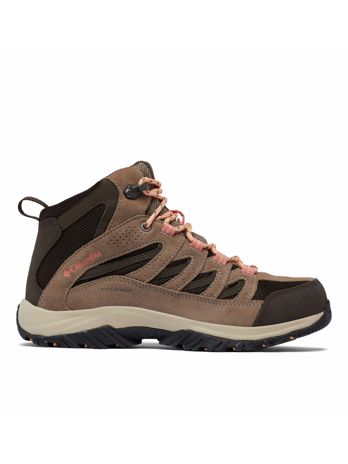 Botín Mujer Crestwood Mid Waterproof Café Cordovan Hiking Columbia