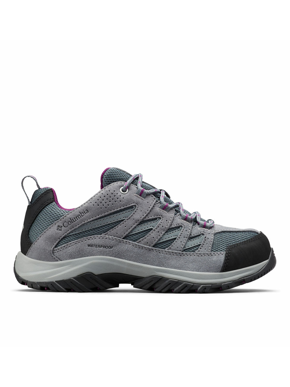 Zapatilla Mujer Crestwood Waterproof Gris Columbia