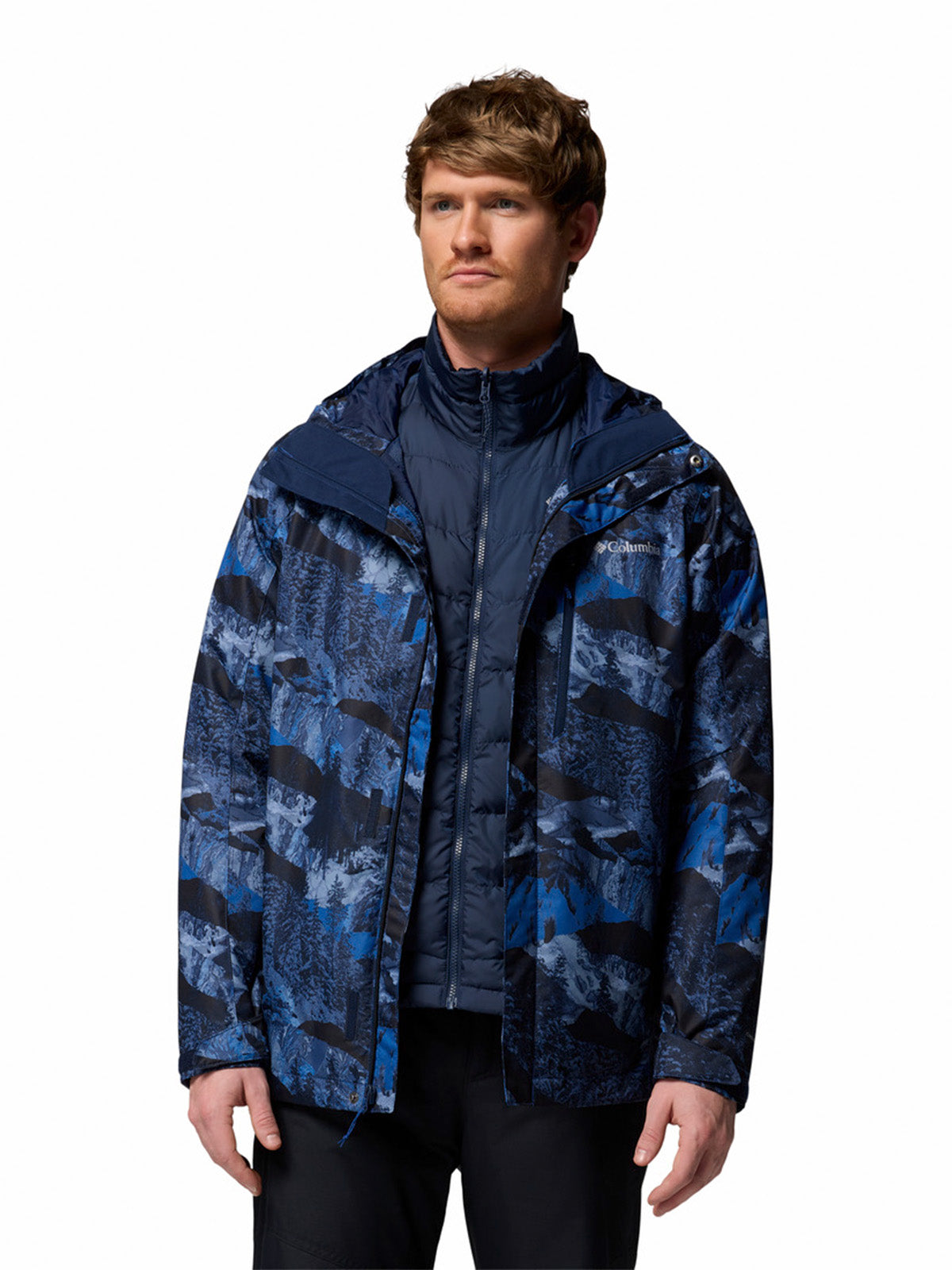 Parka Hombre Whirlibird V Printed Azul Columbia