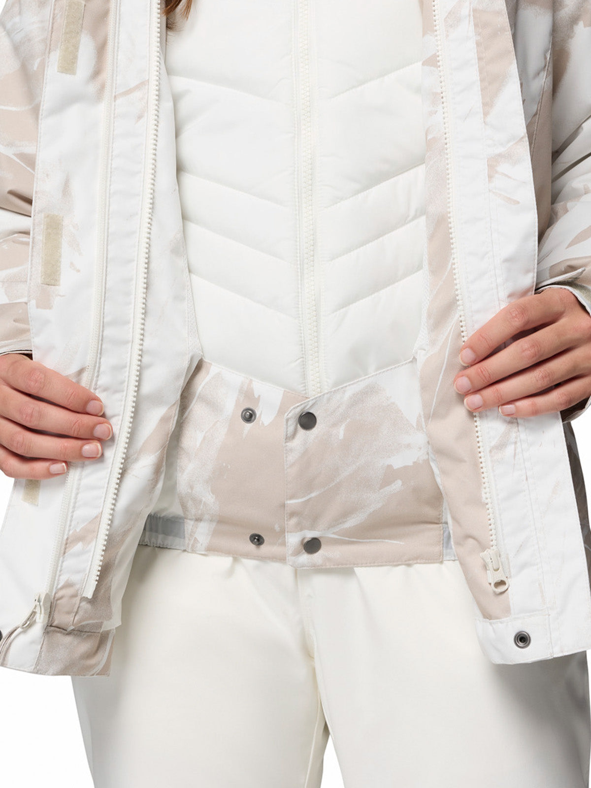 Parka Mujer Whirlibird V Printed Gris Columbia