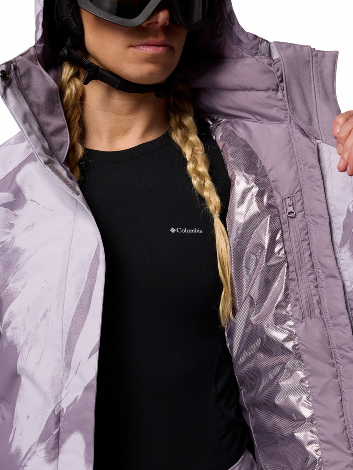 Parka Mujer Whirlibird V Printed Morado Columbia