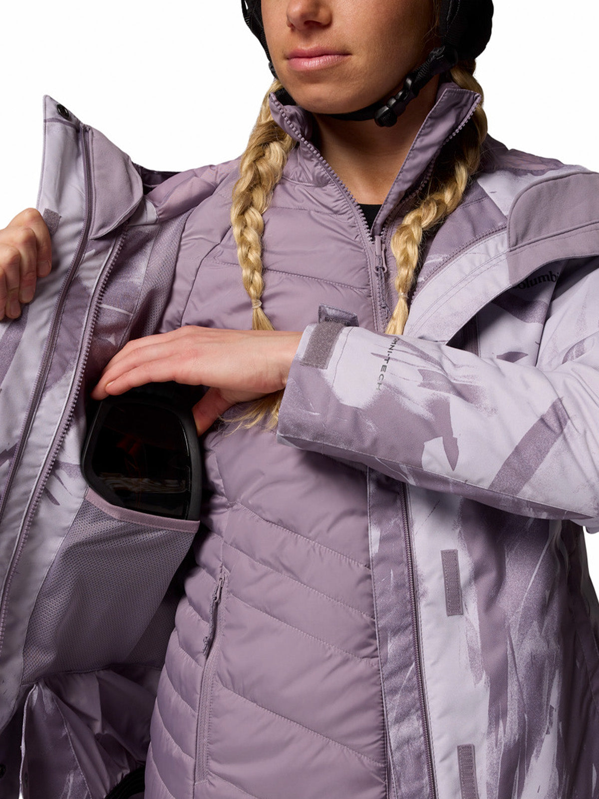Parka Mujer Whirlibird V Printed Morado Columbia