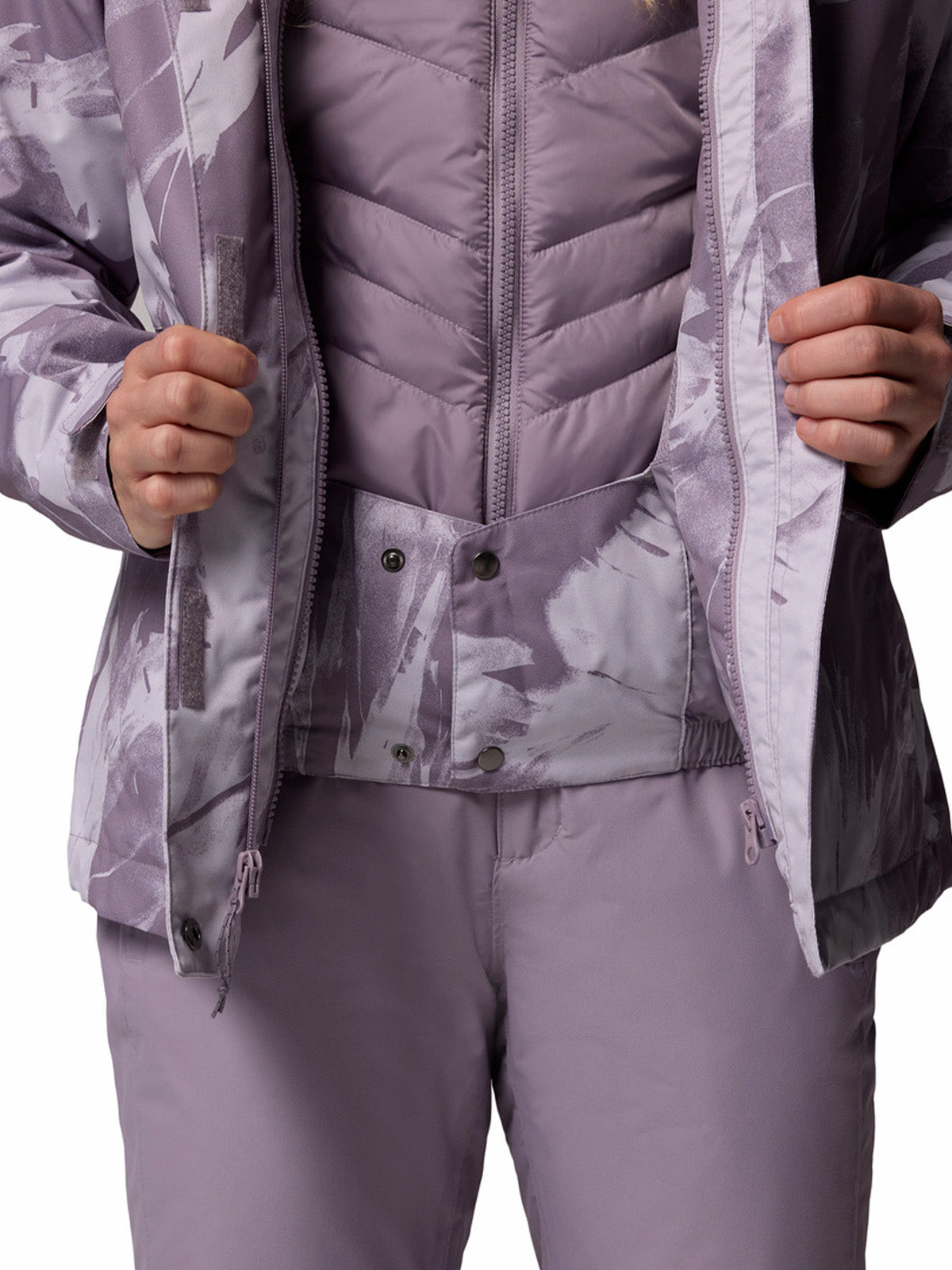 Parka Mujer Whirlibird V Printed Morado Columbia