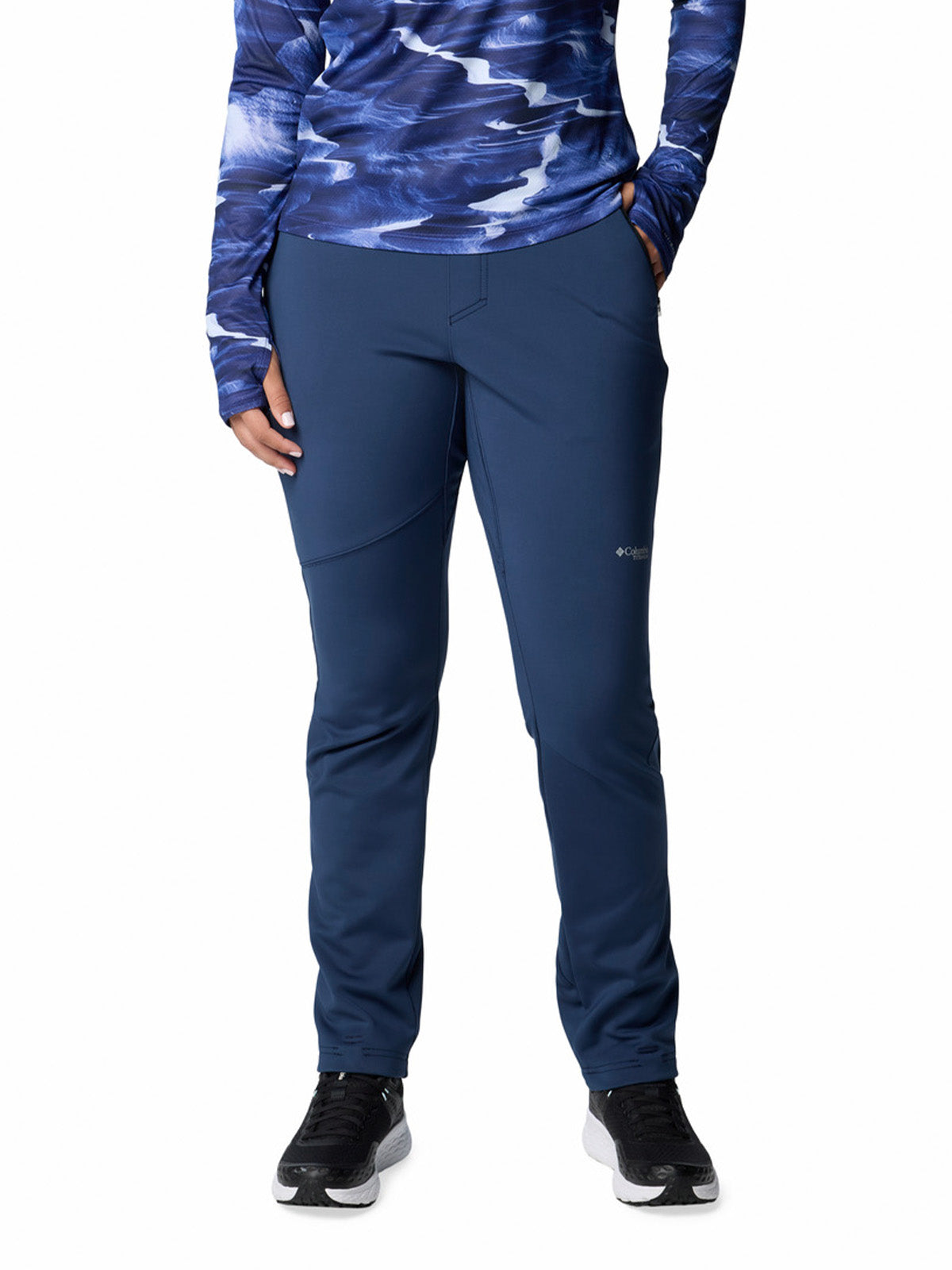 Pantalon Mujer Vast Canyon Highrise Azul Columbia