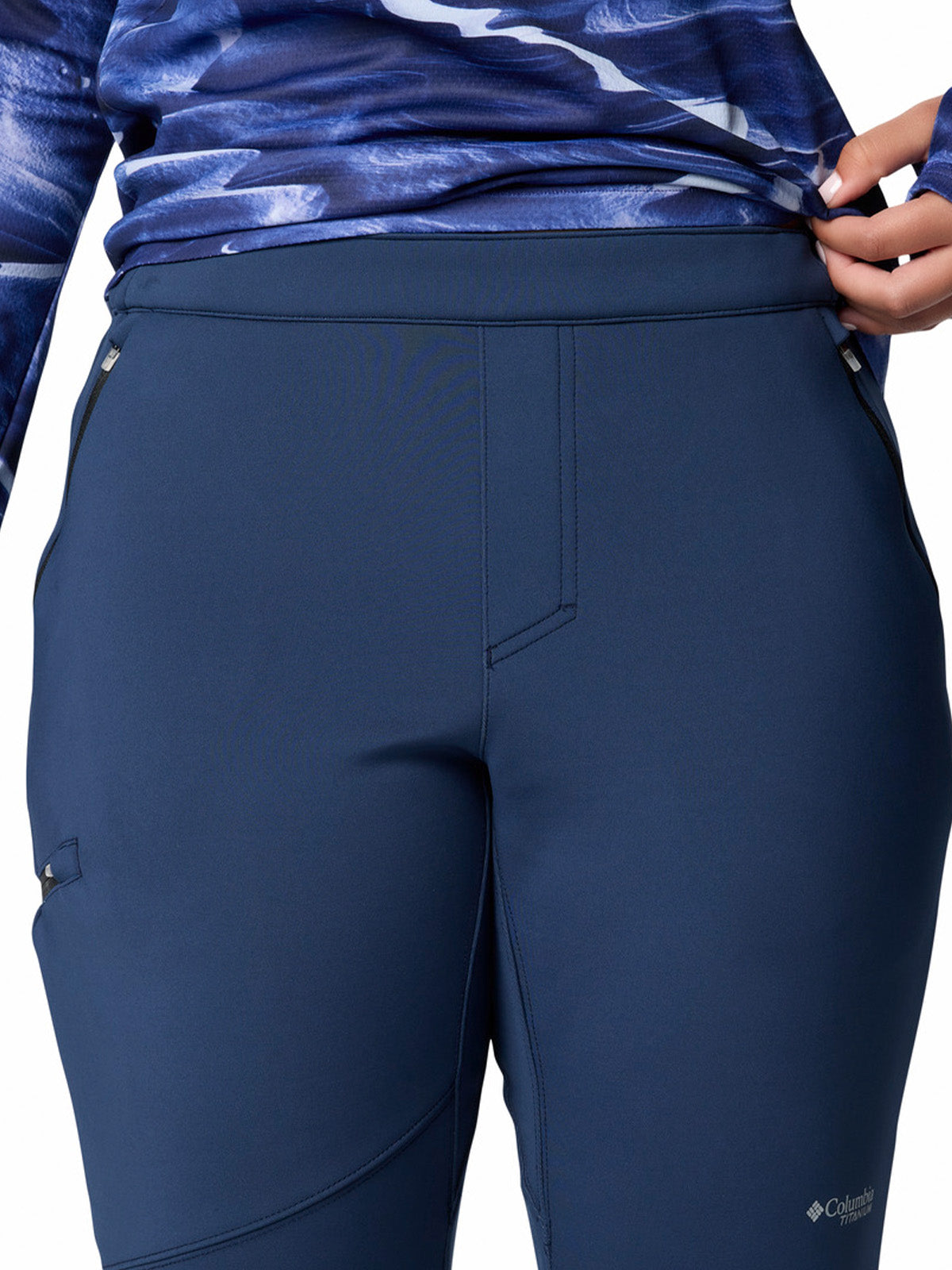 Pantalon Mujer Vast Canyon Highrise Azul Columbia