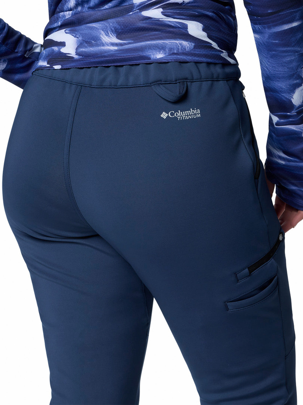 Pantalon Mujer Vast Canyon Highrise Azul Columbia