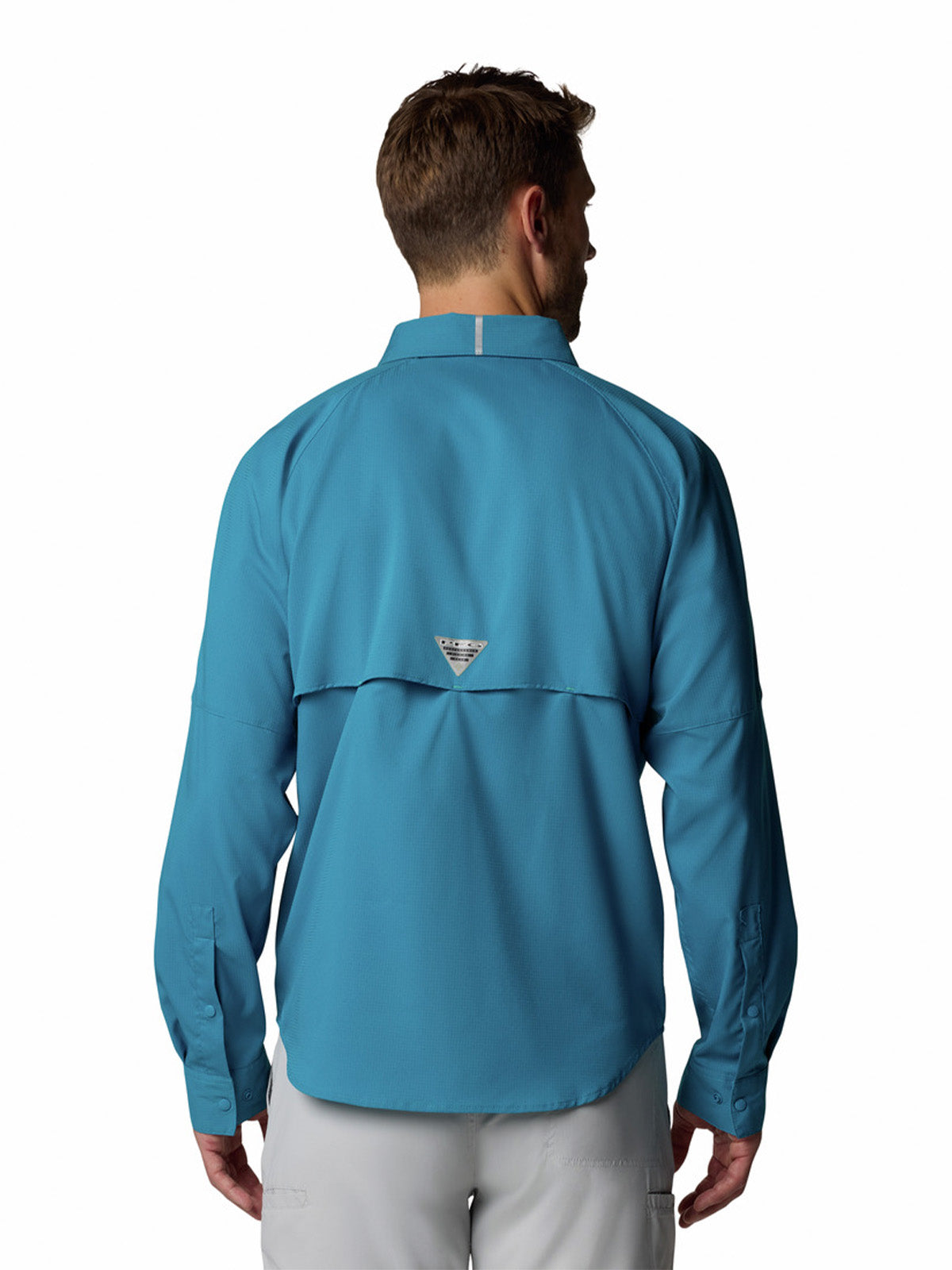 Camisa Manga Larga Hombre Shadowcaster Zero Azul Columbia