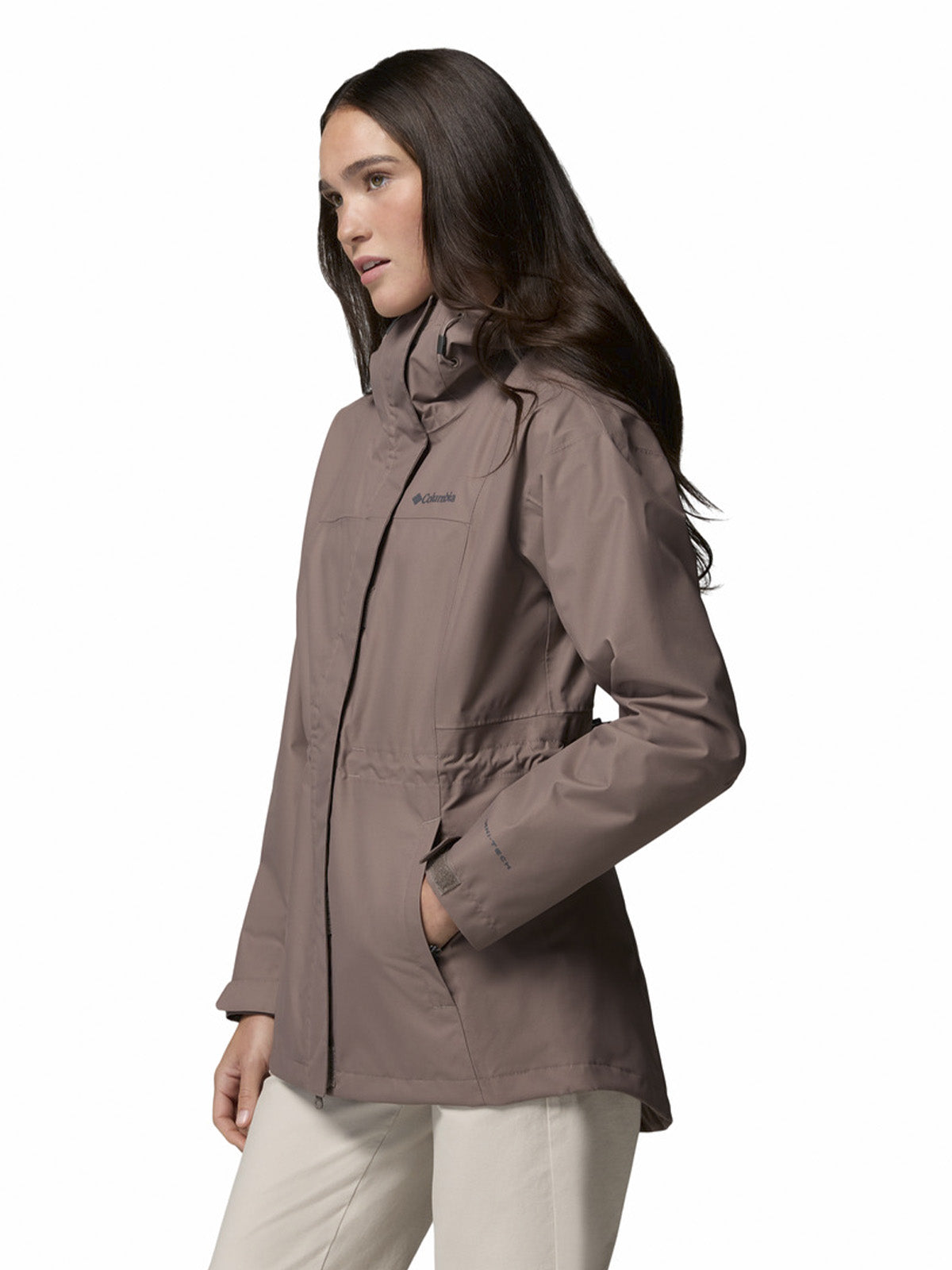 Cortaviento Mujer Hikebound II Gris Columbia