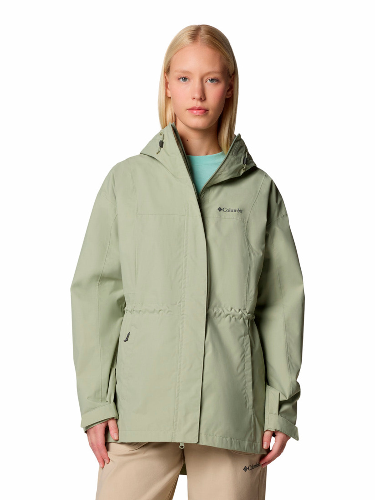 Cortaviento Mujer Hikebound II Long Verde Columbia