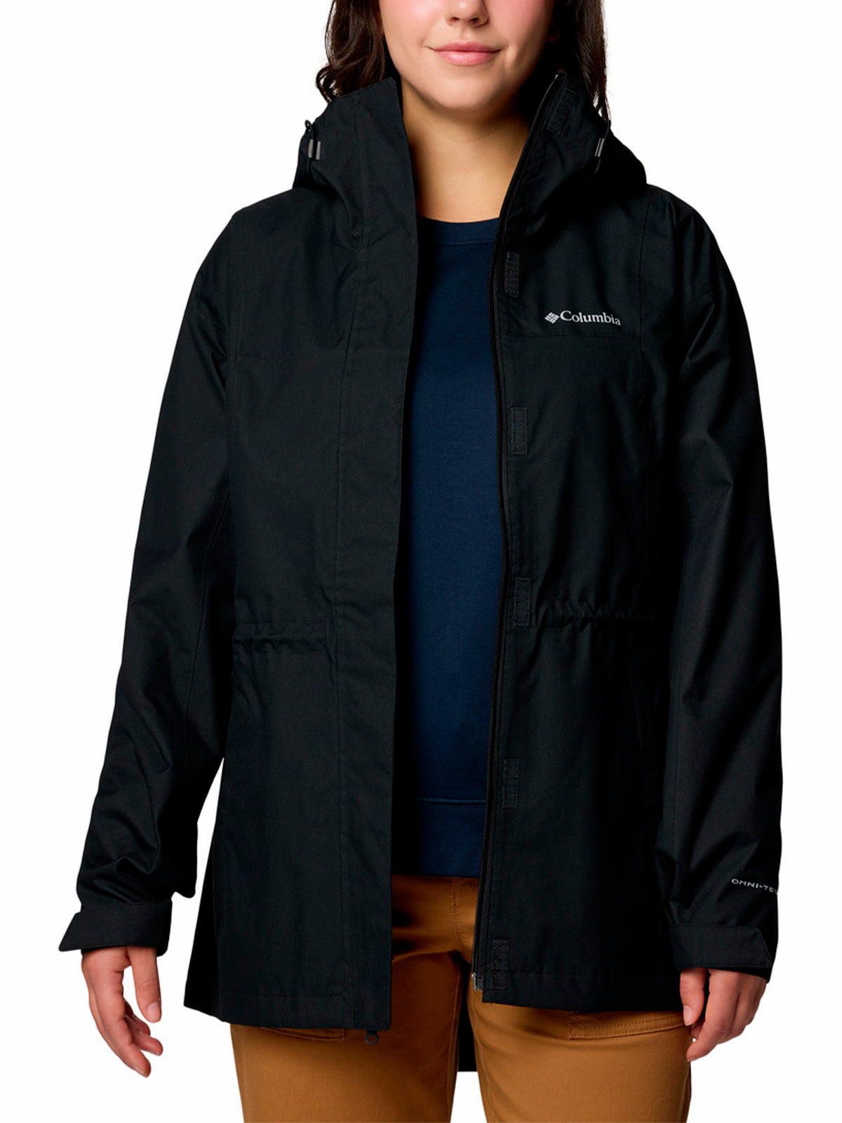 Cortaviento Mujer Hikebound II Long Negro Columbia