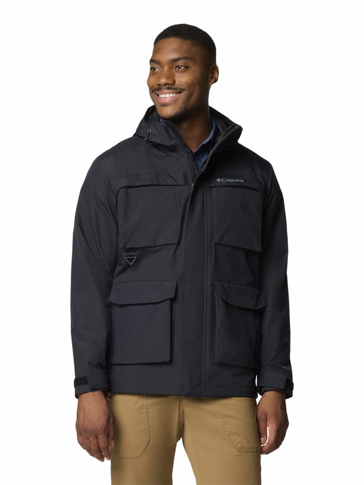 Impermeable Hombre Landroamer II Negro Columbia