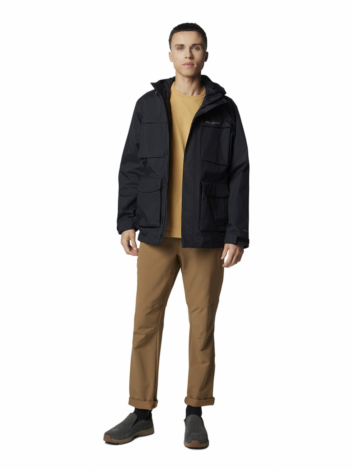 Impermeable Hombre Landroamer II Negro Columbia