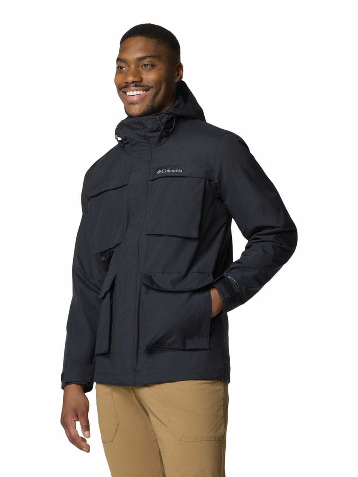Impermeable Hombre Landroamer II Negro Columbia